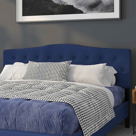 Flash Furniture King, Cambridge Headboard, Navy Fabric HG-HB1708-K-N-GG